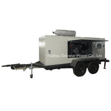 Gerador de diesel móvel de trailer 180kw com motor Perkins